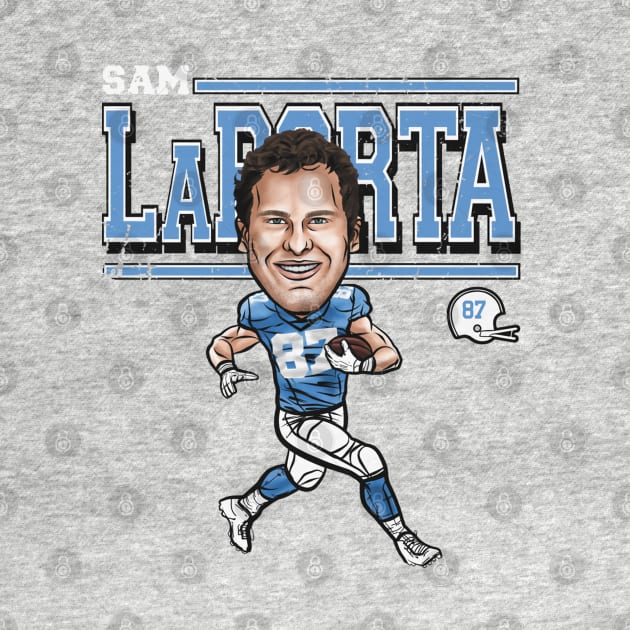 Sam LaPorta Detroit Cartoon by danlintonpro